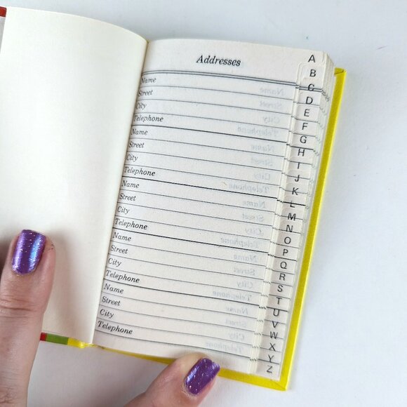 Vintage 80s Name Saver Address Book - Picture 7 of 8